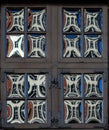 Crown glass windows in Aachen