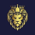 Crown gold lion logo Company Premium