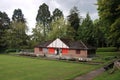 Crown green bowling club house at beechwood park