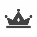 Crown icon vector image. Royalty Free Stock Photo