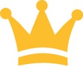 Crown icon vector Royalty Free Stock Photo