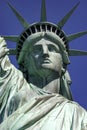 The crown of independence of the Statue of Liberty of the Big Apple and New York (USA). Royalty Free Stock Photo