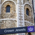 Crown Jewels in London Royalty Free Stock Photo