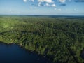 Crown Land Aerial Buckskin Lake Ontario Canada Cottages