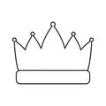 Crown line icon