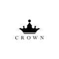 Crown logo template vector