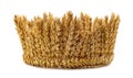 crown made of wheat ears of cereals Royalty Free Stock Photo