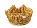 crown made of wheat ears of cereals Royalty Free Stock Photo