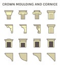 Crown moulding icon