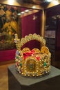 Crown in Museum Hofburg palace in Vienna Austria