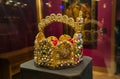 Crown in Museum Hofburg palace in Vienna Austria