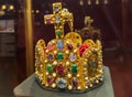 Crown in Museum Hofburg palace in Vienna Austria