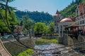 Crown Plaza Borjomi Hotel at famous Georgian resort Royalty Free Stock Photo