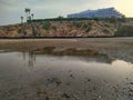 Crown plaza hotel on top of Qurum beach mountain, Muscat, Oman