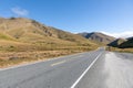 Crown Range road New Zealand Royalty Free Stock Photo