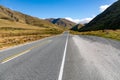 Crown Range road New Zealand Royalty Free Stock Photo