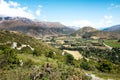 Crown range road valley lookout view Royalty Free Stock Photo