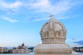 The Crown of Saint Stephen on Margaret Bridge. Budapest