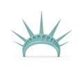 Crown of Statue of Liberty Royalty Free Stock Photo