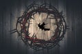 Crown of Thorns art concept Royalty Free Stock Photo