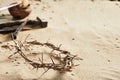 Crown of Thorns religious Easter background