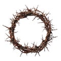 Crown of Thorns worn by Jesus Christ Easter is a powerful symbol of his suffering and sacrifice isolated Transparent png thorny