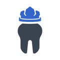 Crown tooth icon