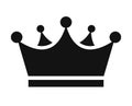 Crown vector icon, royalty sign Royalty Free Stock Photo