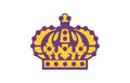 CROWN VECTOR FOR A KING CROWN Royalty Free Stock Photo