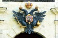 Crowned double-headed Russian Imperial Eagle Royalty Free Stock Photo