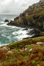 The crowns mines at botallack Royalty Free Stock Photo