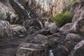 Crows Nest Falls during the day. Royalty Free Stock Photo