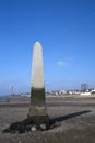 The Crowstone at Chalkwell, near Southend, Essex, England Royalty Free Stock Photo