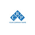 CRP letter logo design on white background. CRP creative initials letter logo concept. CRP letter design