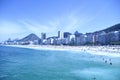 People Tourists Leme Beach Leme sky Rio de Janeiro Brazil Royalty Free Stock Photo