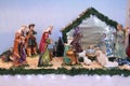 Christmas Nativity scene decoration detail Royalty Free Stock Photo