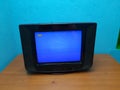 Crt Colour tv in Table image, TV Picture, SelectiveFocus