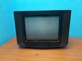 Crt Colour tv in Table image, TV Picture, SelectiveFocus