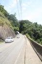 Guarau road cars sign street cable Peruibe