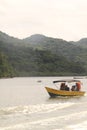 Guarau beach people leisure moutain blue sky Peruibe