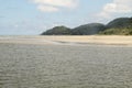 Guarau beach leisure moutain blue sky Peruibe