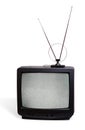 CRT television receivor with antenna