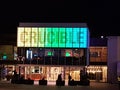 Crucible Theatre at night