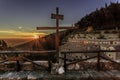 Crucified at a Franciscan monastery Royalty Free Stock Photo
