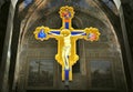 Crucifix of Giotto in an Italian church Royalty Free Stock Photo