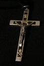 Crucifix with Jesus and Skull and Crossbones