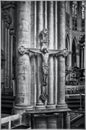 Interior of the cathedral Saint Rumbold`s Cathedral in Mechelen, Belgium