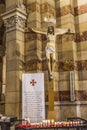 Crucifix Statue Lord's Prayer Cathedral Saint Mary Mejor Basilica Marseille France