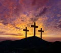 Crucifixion cross symbol of Golgotha