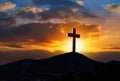 Crucifixion cross symbol of Golgotha